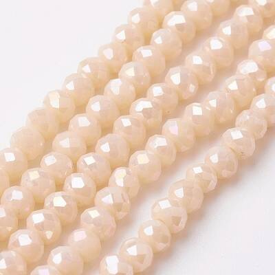 Electroplate Glass Beads Strands