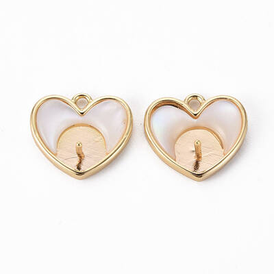 Brass Peg Bails Pendants