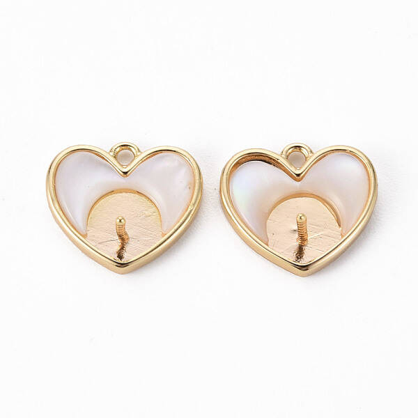 Brass Peg Bails Pendants
