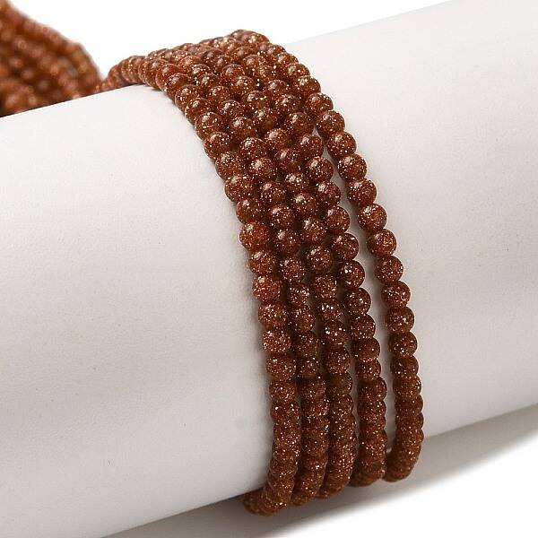 Synthetic Goldstone Beads Strands