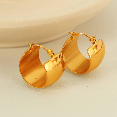 304 Stainless Steel Hoop Earrings
