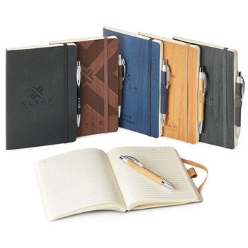38 Promotional Ronan Soft Cover Journal Notebook Combo - FSC Paper ...