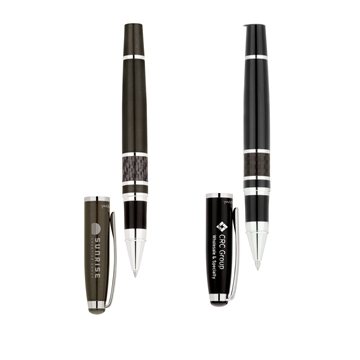 25 Custom Vittorio Bettoni Rollerball Pen - Brass & Carbon Fiber