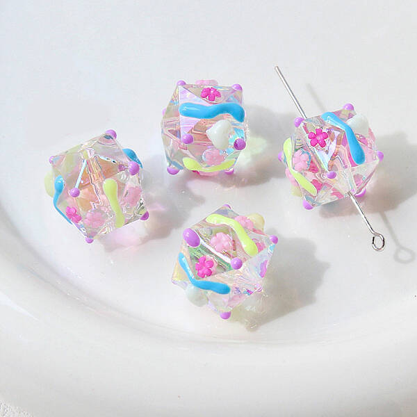 Transparent Acrylic Beads