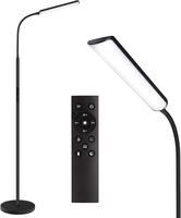 LED Floor Lamp, Bright 15W Floor Lamps for Living Room with 1H Timer, Stepless Adjustable 3000K-6000K Colors & Brightness Sta...