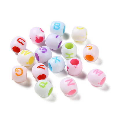 Opaque Acrylic European Beads