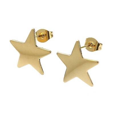 Ion Plating(IP) 201 Stainless Steel Stud Earrings