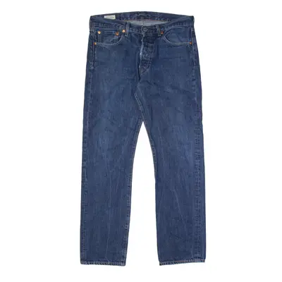LEVI'S 501 Jeans Premium Blue Denim Regular Straight Mens W32 L32