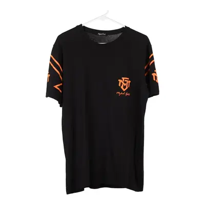Mykol Gold T-Shirt - Large Black Cotton