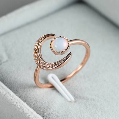 Brass Open Cuff Ring for Womem