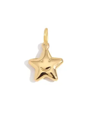Happy Star Charm | Metal Color: Gold