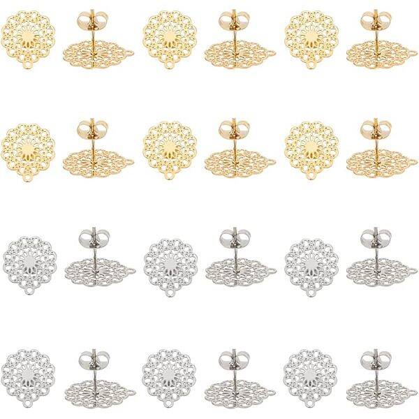 304 Stainless Steel Stud Earring Findings