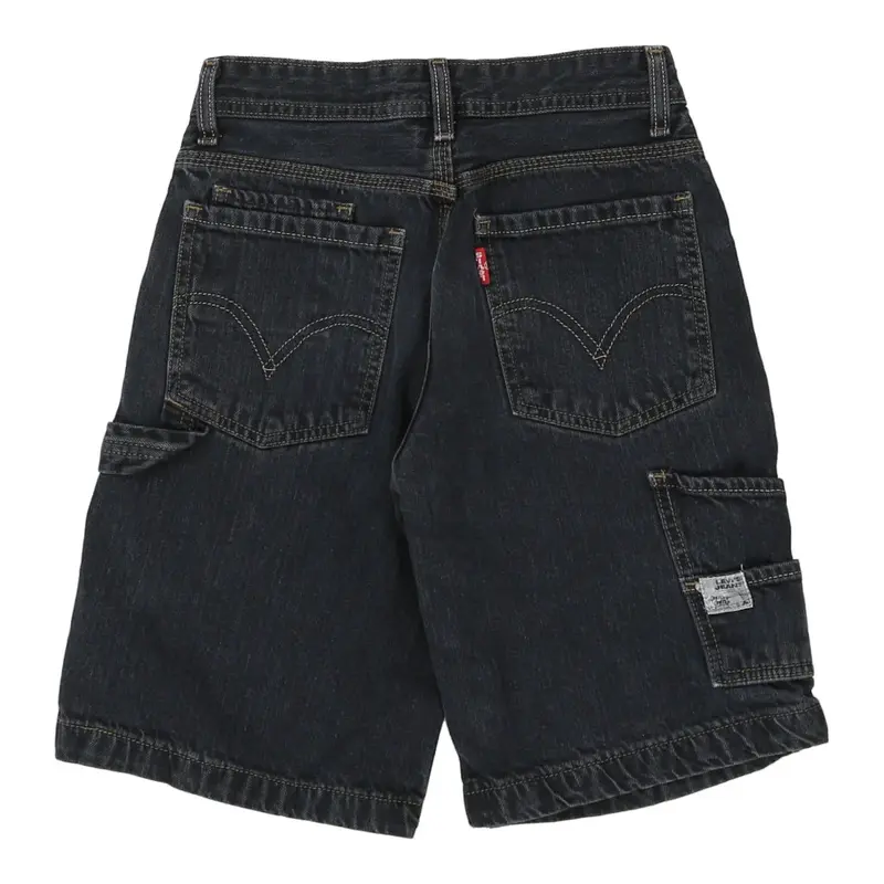 Age 10 Levis Carpenter Shorts - 24W 10L Dark Wash Cotton