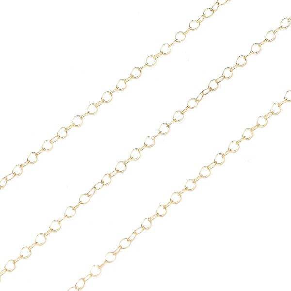 Yellow Gold Filled Cable Chains