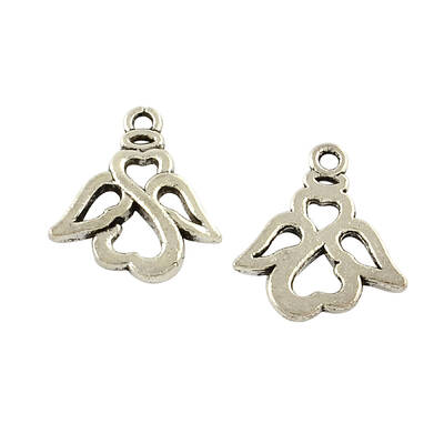 Tibetan Style Alloy Angel Pendants