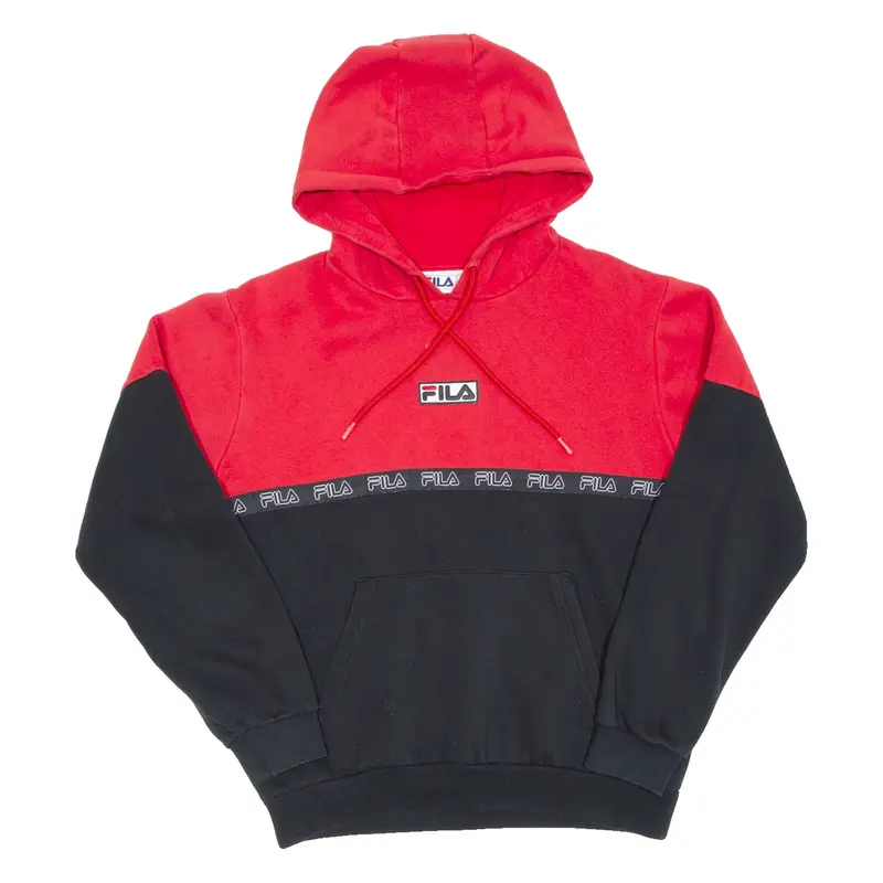 FILA Mens Red Hoodie L