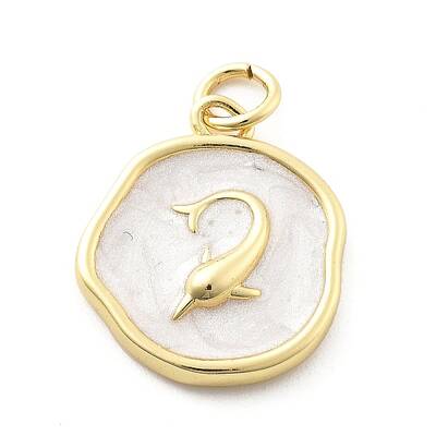 Ocean Theme Brass Enamel Pendants