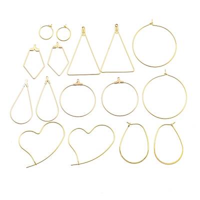 DIY Brass Earring Jewerly Making Findings Kits