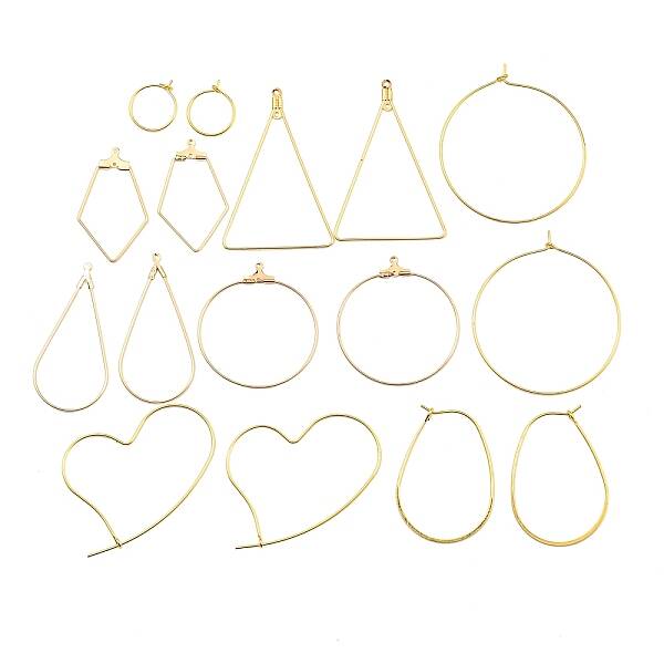 DIY Brass Earring Jewerly Making Findings Kits