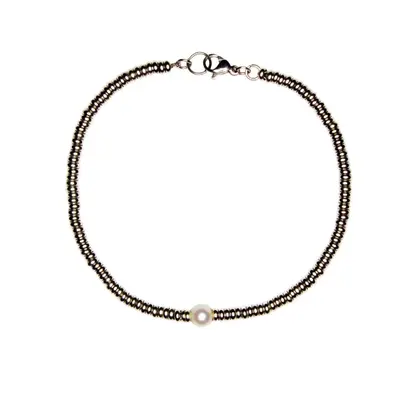 Silver Pearl Bracelet | Size: 8