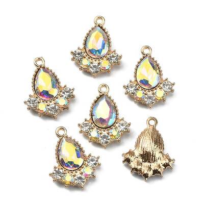 Glass Rhinestone Pendants