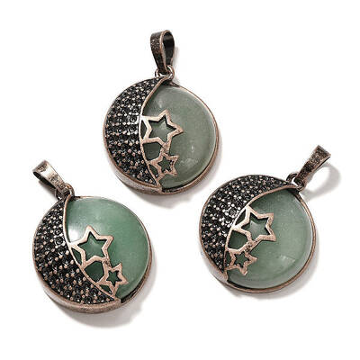 Natural Green Aventurine Pendants