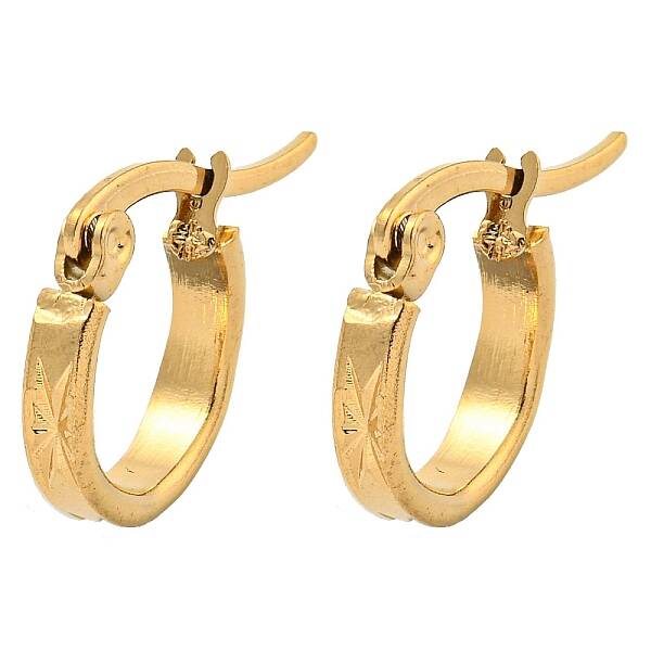 PVD Vacuum Plating 202 Stainless Steel Hoop Earring