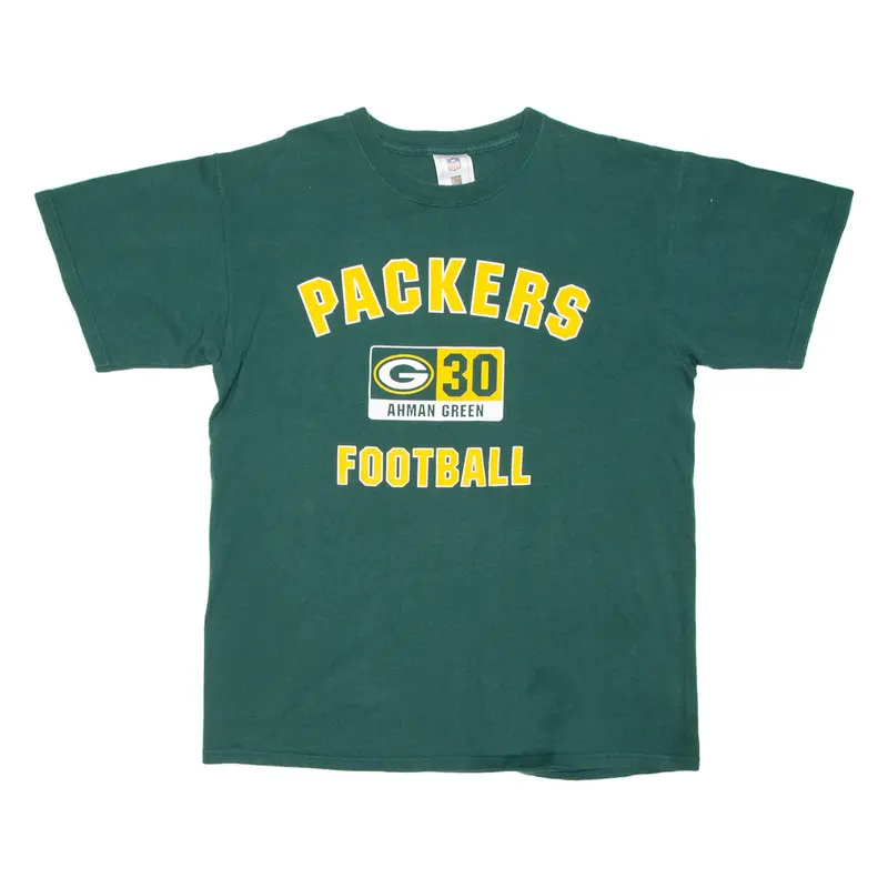 NFL Packers Football Mens T-Shirt Green USA L