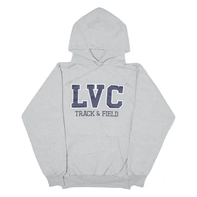 CHAMPION LVC Track & Field Hoodie Grey Pullover Mens S