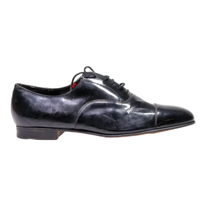 CHURCHS Oxford Shoes Black Leather Mens UK 8.5
