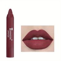 Long Lasting Matte Lipstick, 2 Counts/set Water Proof Velvet Matt Finish Lip Crayon, Easy Coloring Lip Sticks, Sweat Proof Mo...
