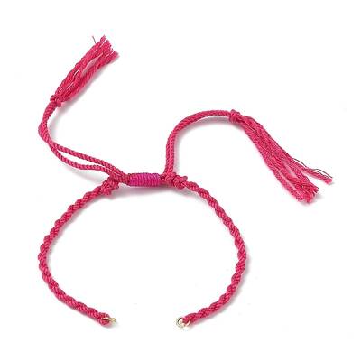 Braided Cotton Cord Bracelet Making