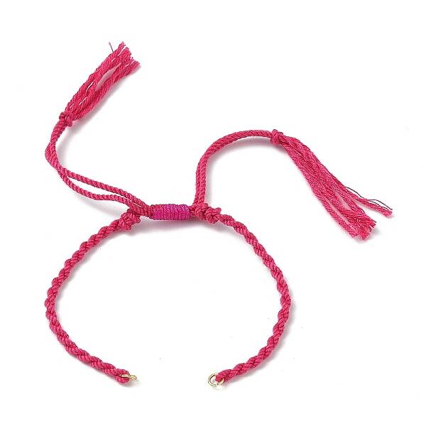 Braided Cotton Cord Bracelet Making