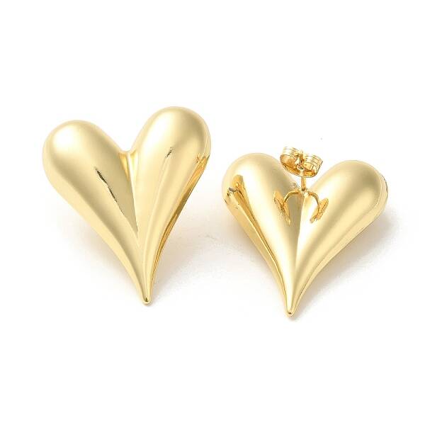 Brass Stud Earrings for Women