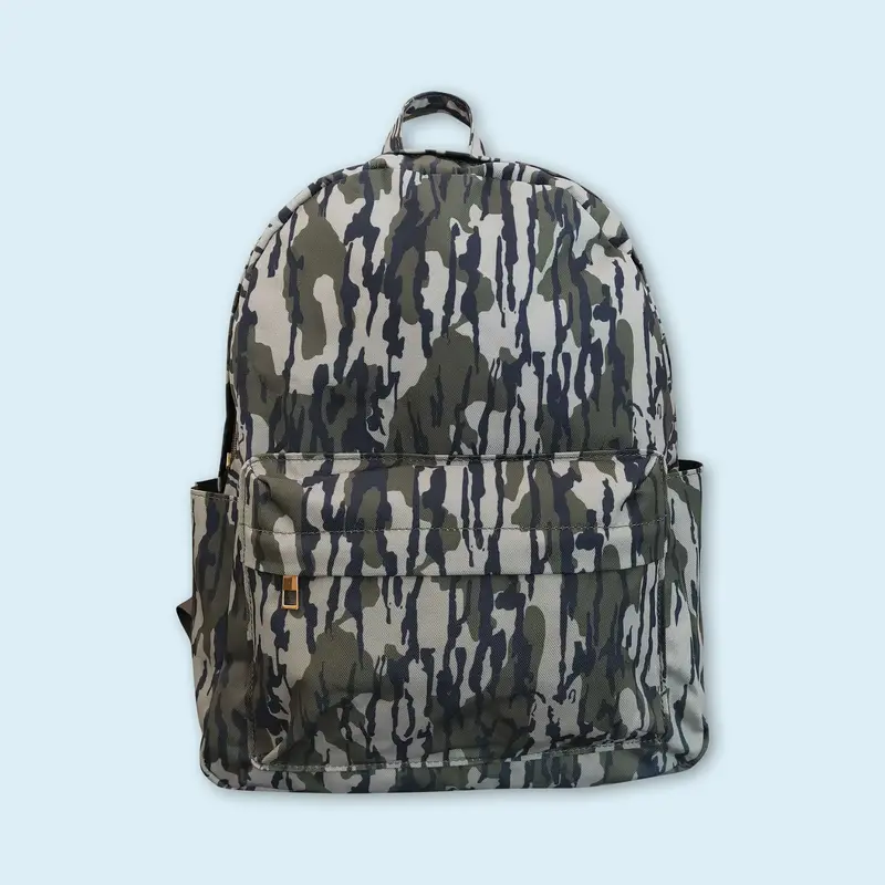Camo hunting kids fashion daily wear backpack