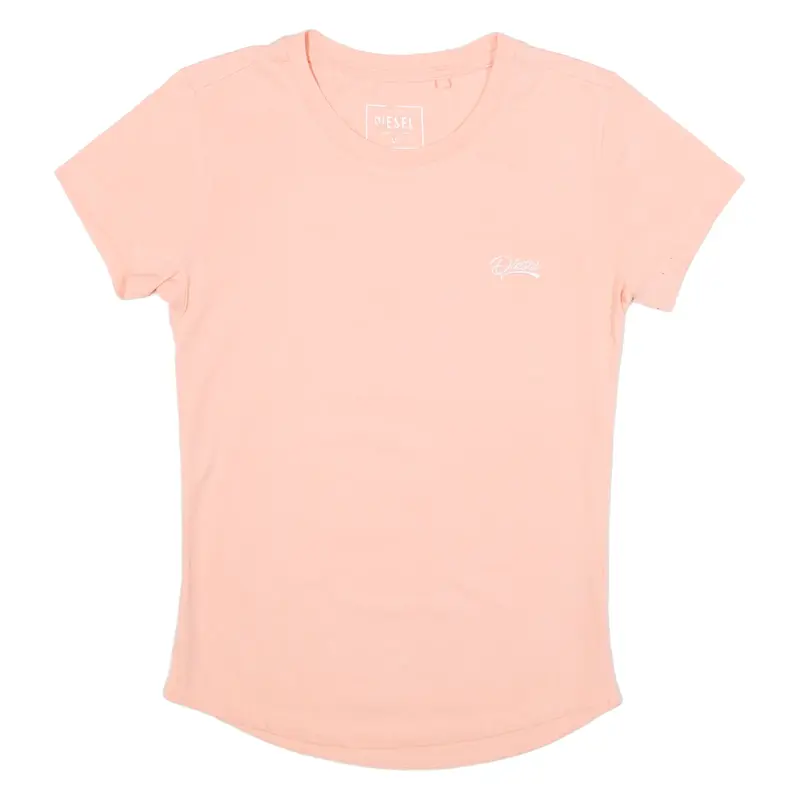 DIESEL Womens T-Shirt Pink XS