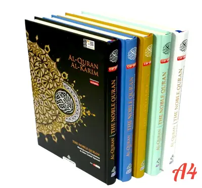 Maqdis Quran | The Noble Quran Word By Word Translation and Color Coded Tajweed (Al Quran Al Karim) Large Size A4 (English-Ar...