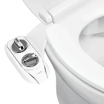 LUXE Bidet NEO 185 Plus - Bidet Attachment for Toilet Seat, Rear & Feminine Wash, Easy Slide-in Installion, Patented 360° Se...