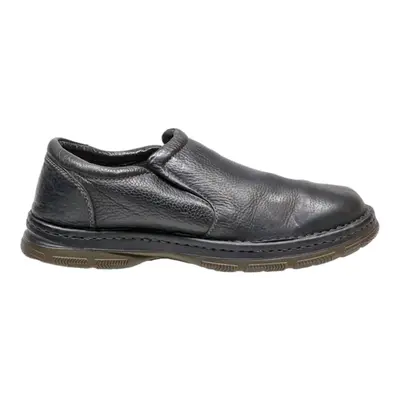 BASS Moccasin Shoes Black Leather Mens UK 10