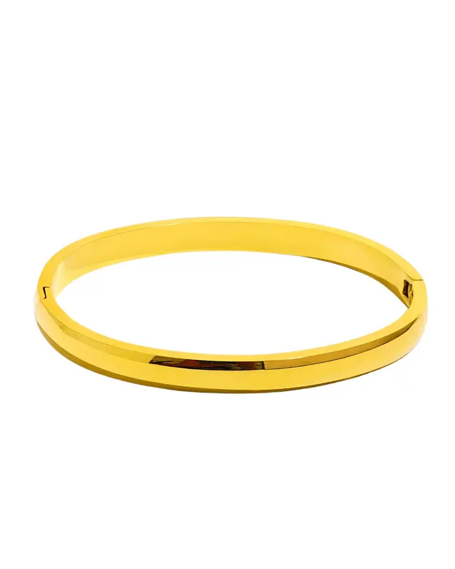 Silver Bangle Bracelet - Classic