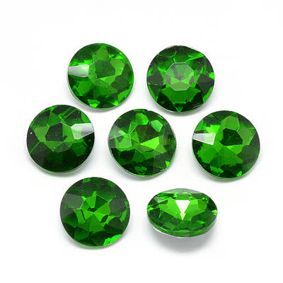 Pointed Back Glass Rhinestone Cabochons