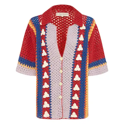 Blouse Harris Harrison Shirt Lavender-Red | Color: LAVENDER RED | Size: AU-08
