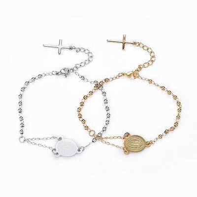 304 Stainless Steel Charm Bracelets