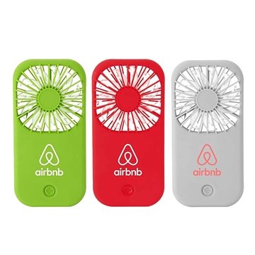 50 Customized Hand-Held Matte Finish Portable Fan - Battery ...
