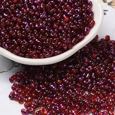 Spray Painted Glass Seed Beads