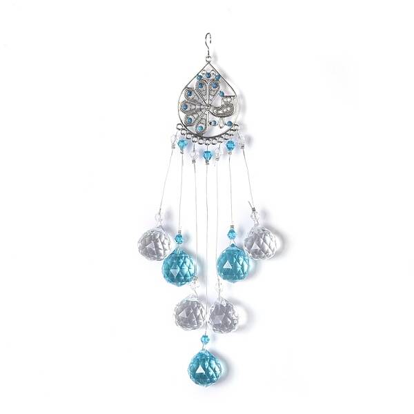 Crystals Chandelier Suncatchers Prisms Chakra Hanging Pendant