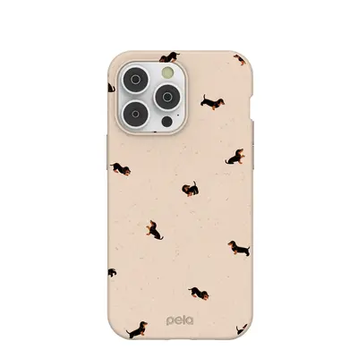 Seashell Lil Dachshunds iPhone 14 Pro Max Case