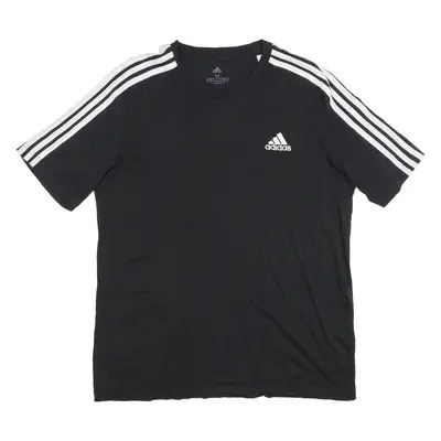ADIDAS Mens T-Shirt Black M