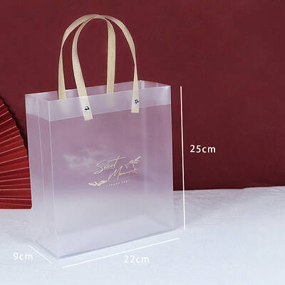 Valentine's Day Transparent Rectangle PVC Plastic Bags