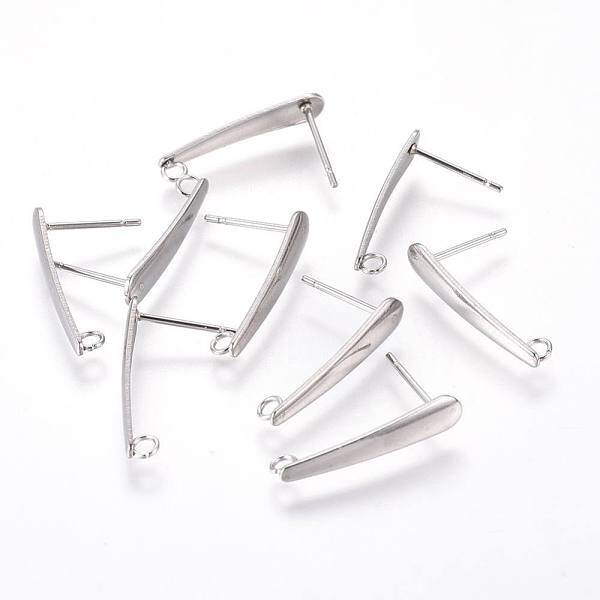 Non-Tarnish 304 Stainless Steel Ear Stud Components